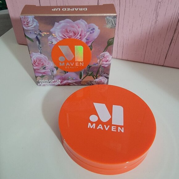 MAVEN BEAUTY  "Draped Up" Highlighter Illuminator Contour Blush New in Box - Picture 4 of 9